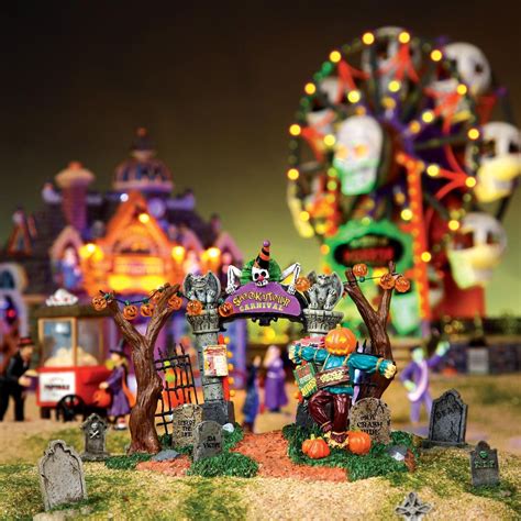 lemax spooky town|spooky town website.